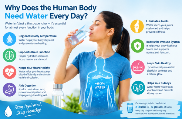 Why Does the Human Body Need Water Every Day?